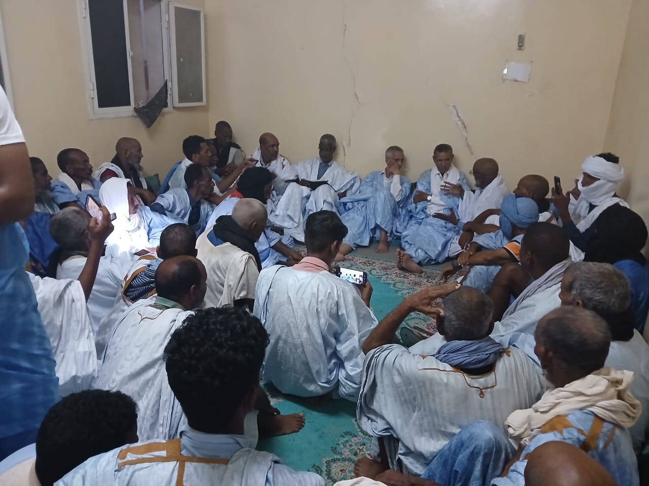 حلف المدير العام المساعد لصونادير السيد يرب ولد المانه يستقبل بعثة حزب الإنصاف في انبيكت لحواش